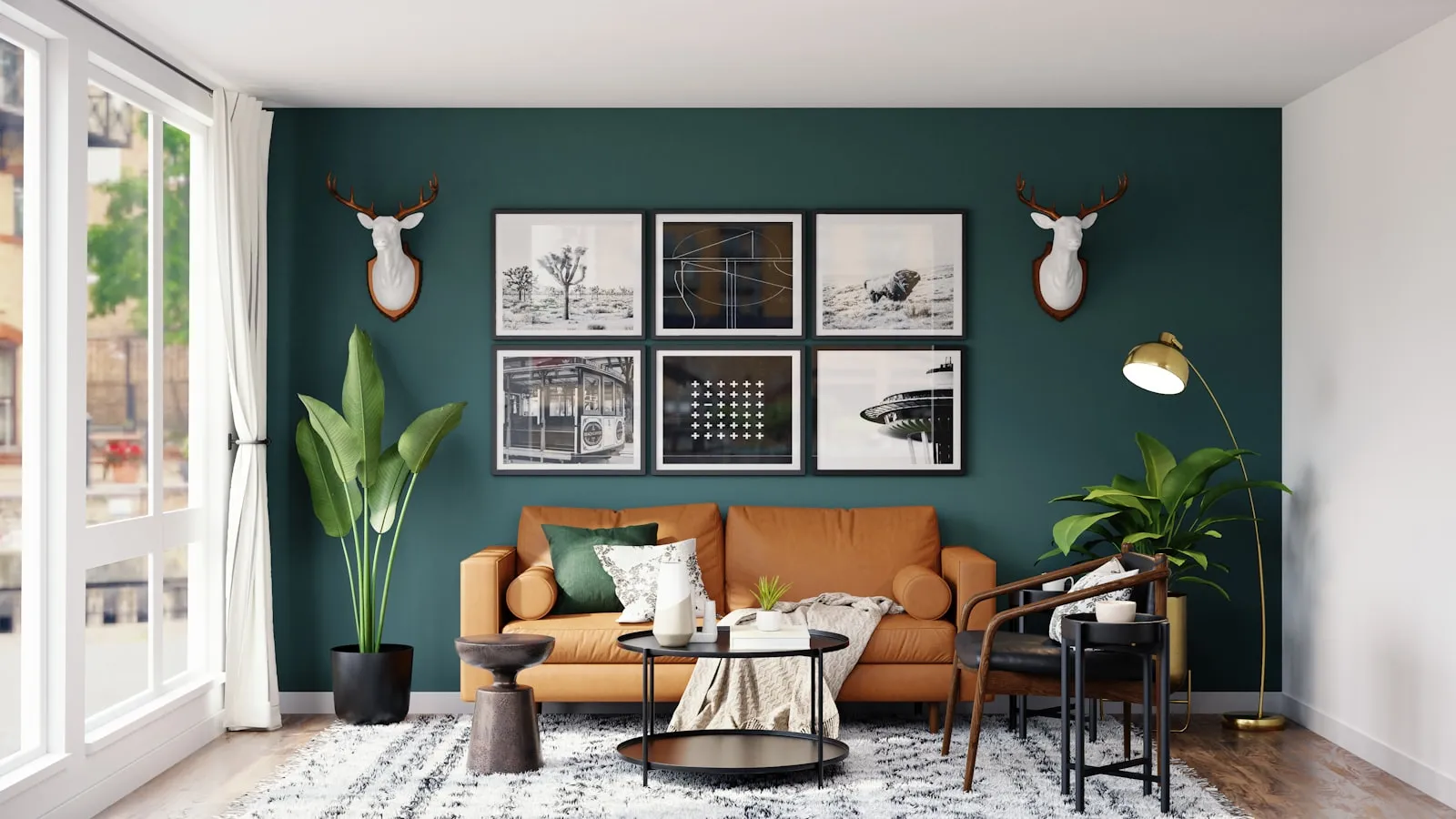 Schoon en verzorgd interieur van een woonruimte.